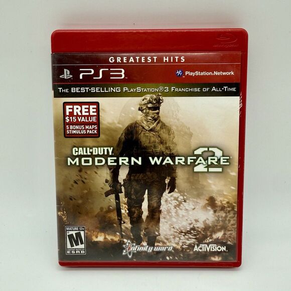 Call of Duty: Modern Warfare 2 PS3 Sony PlayStation 3‎ Game Case Manual Tested - Picture 1 of 3